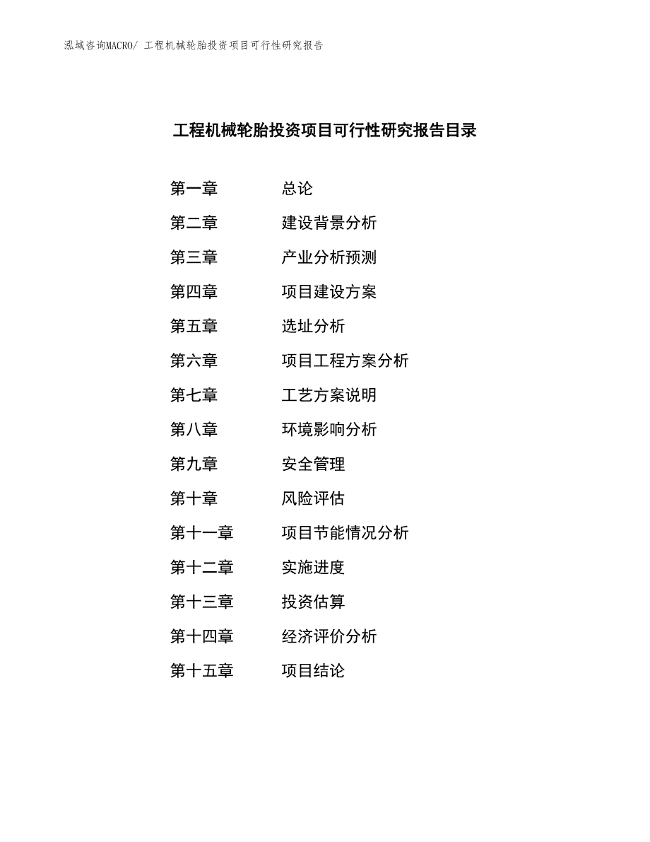 （模板）工程机械轮胎投资项目可行性研究报告_第3页