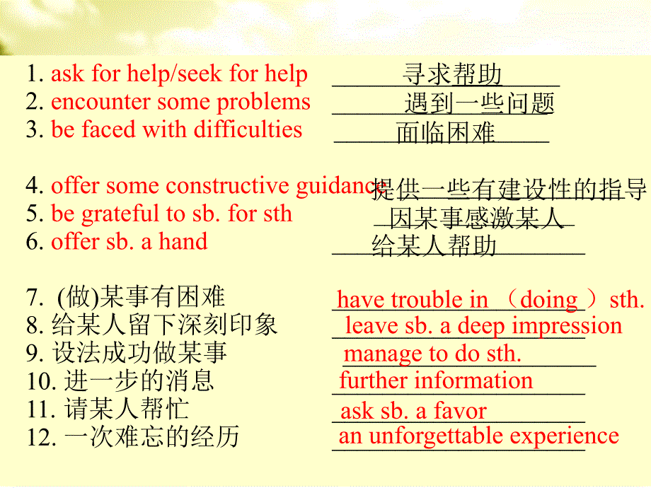 【6A文】高三英语二轮复习公开课求助信_第4页