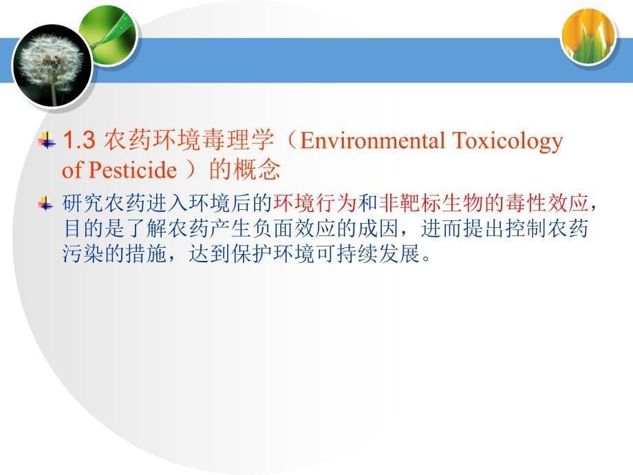农药环境毒理学绪论_第5页