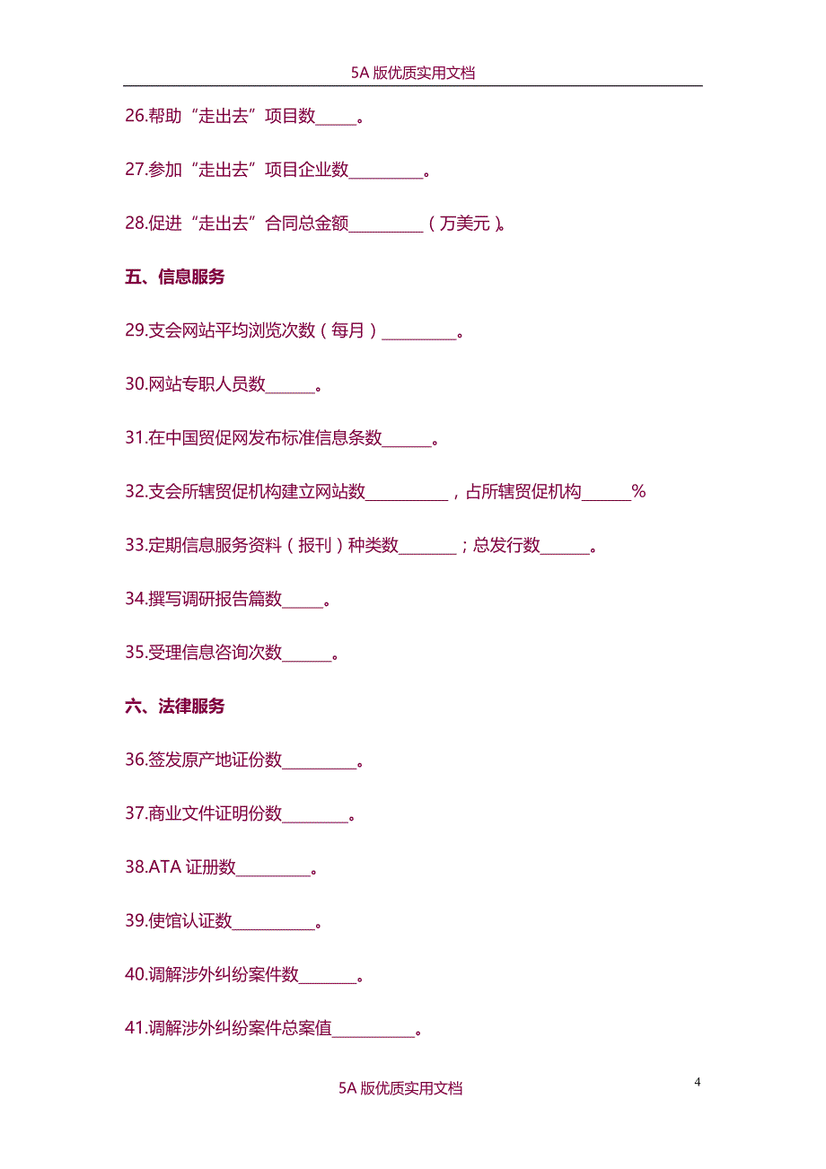 【6A文】关于做好贸促系统2008年度工作总结(doc 6)_第4页