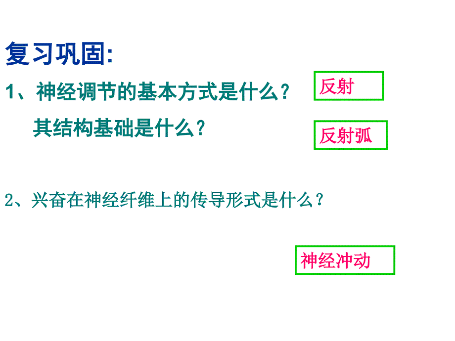 生物：21《通过神经系统的调节》课件4新人教版必修_第2页