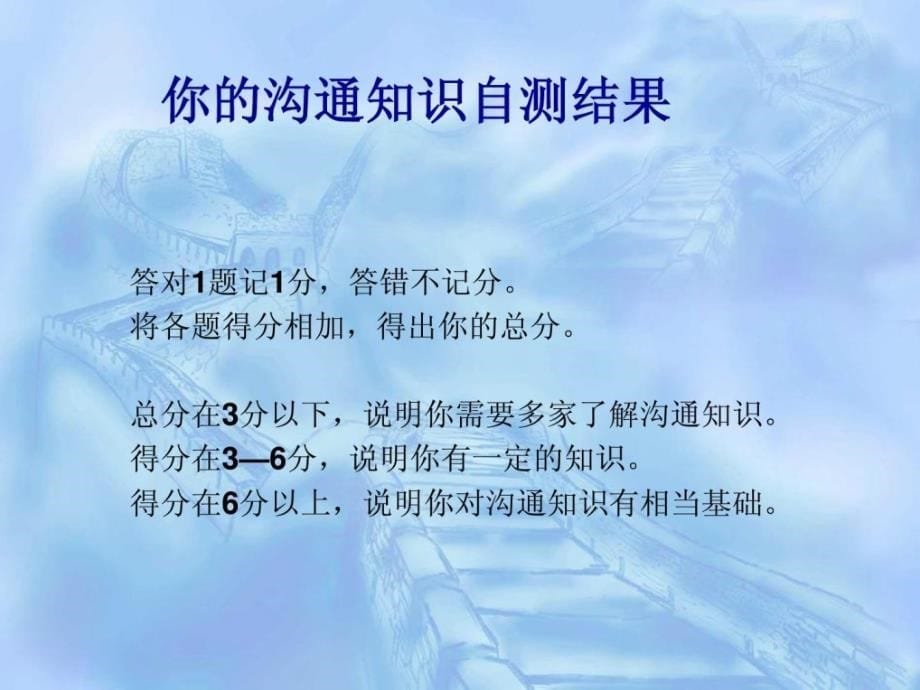 精华]人际沟通技能及罕见心思妨碍的战胜_第5页