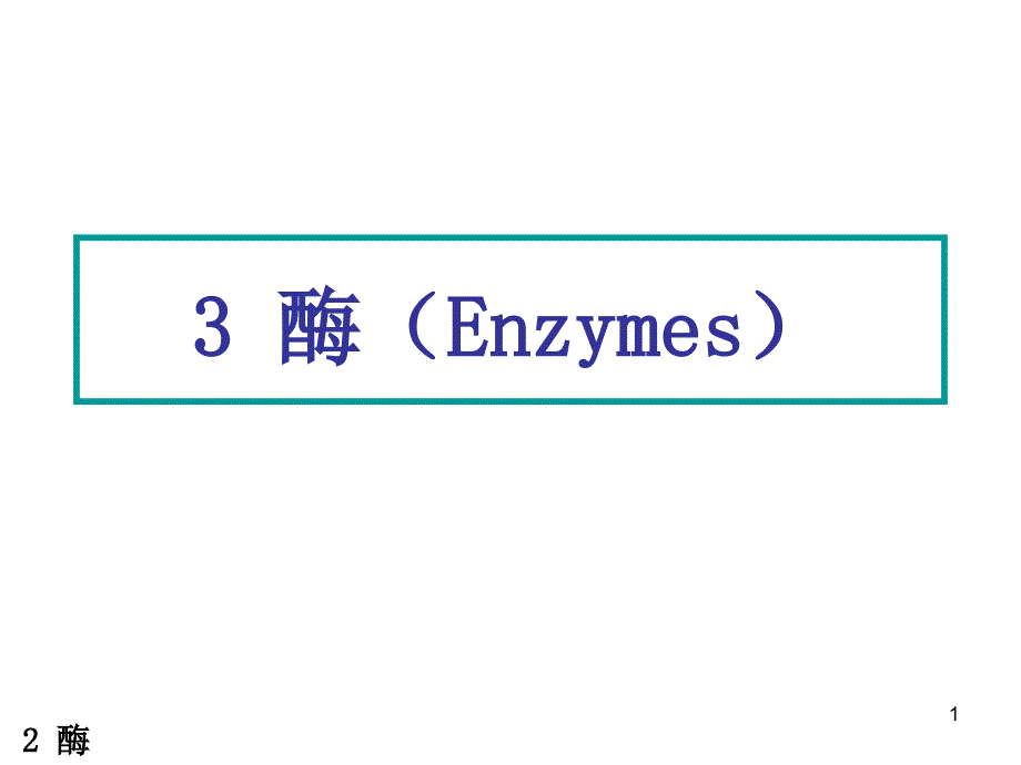 《酶enzym》ppt课件_第1页