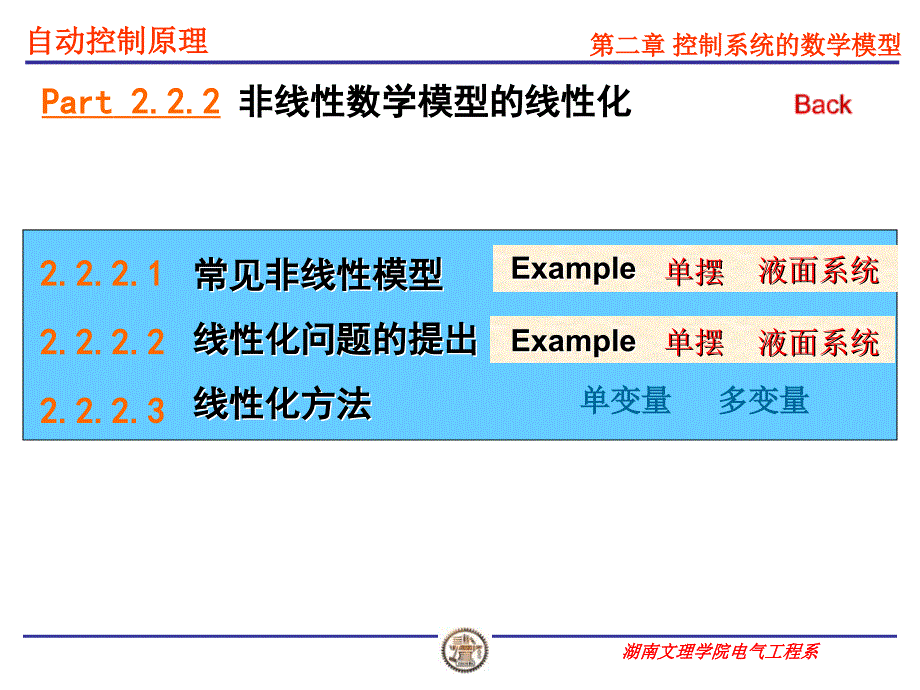 自动控制原理》第二版第二章数学模型线性化_第1页