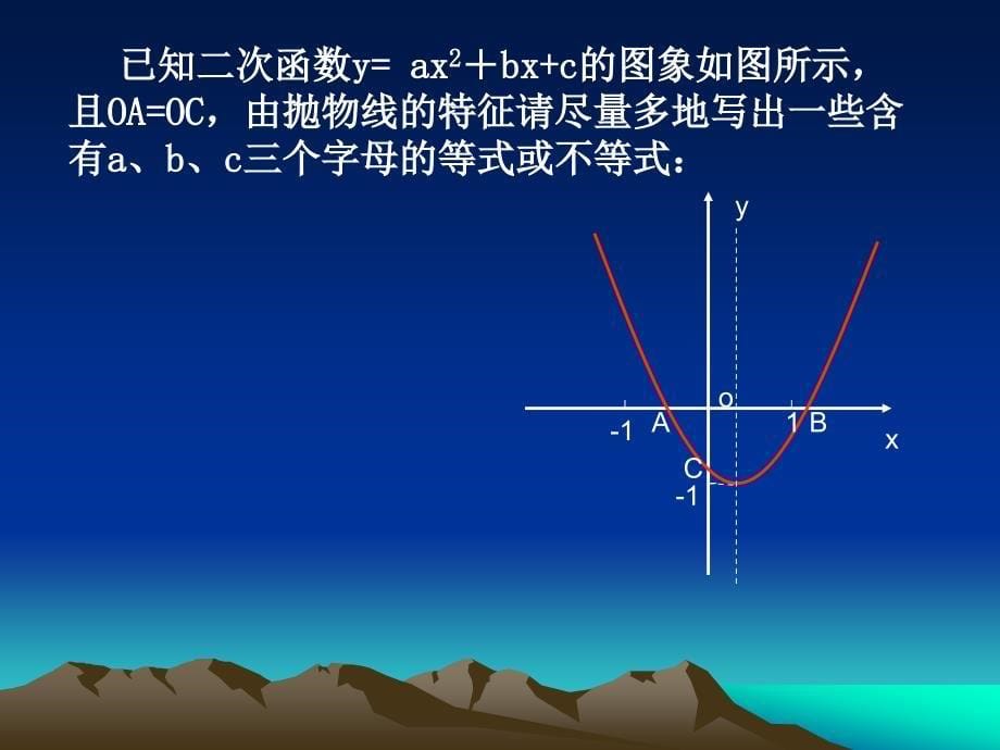 初中数学九年级下册第二十六章《二次函数复习_第5页