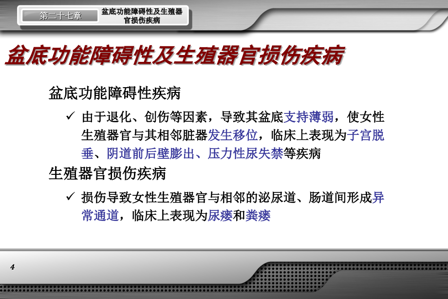 盆底功能障碍性及生殖器官损伤疾病-2_第4页