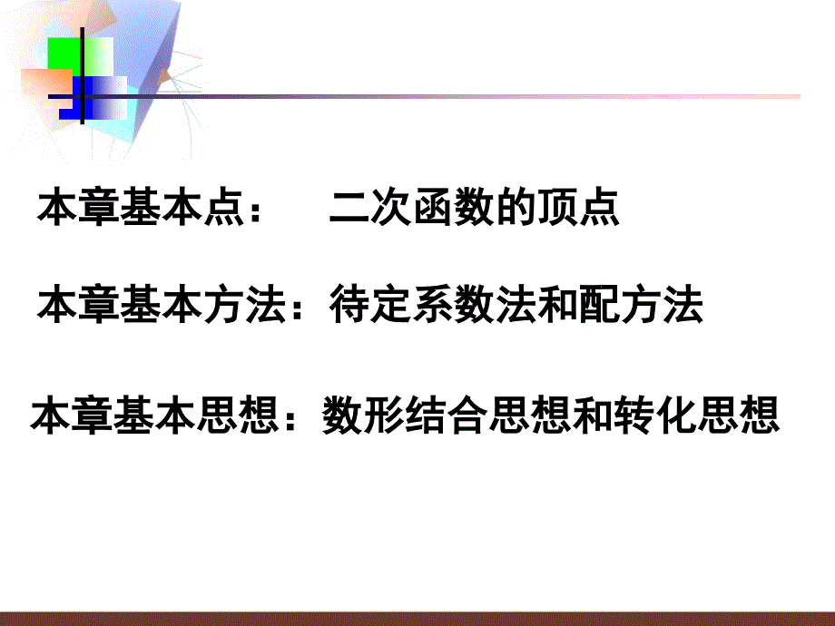 【6A文】二次函数复习课_第1页