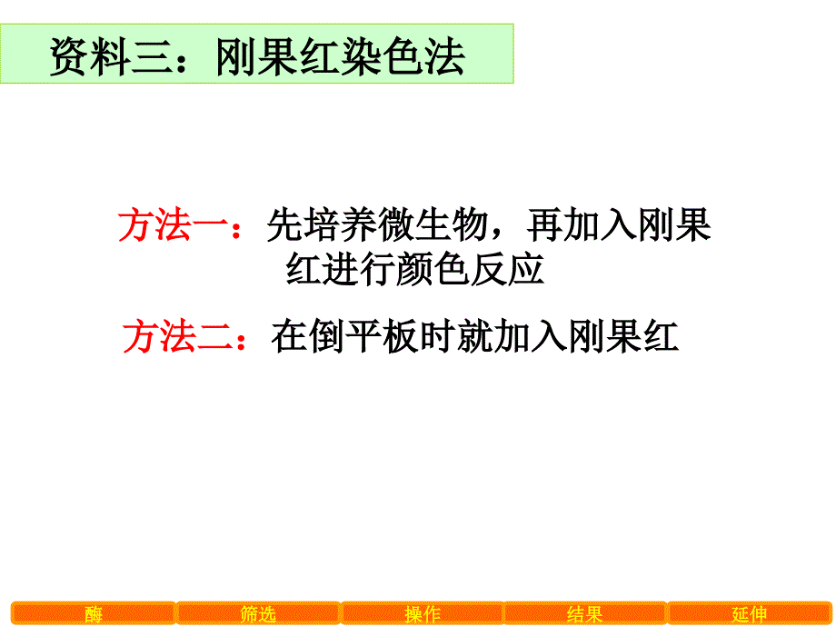 高中生物精品教学课件分解纤维素的微生物的分离5人教版选修_第4页