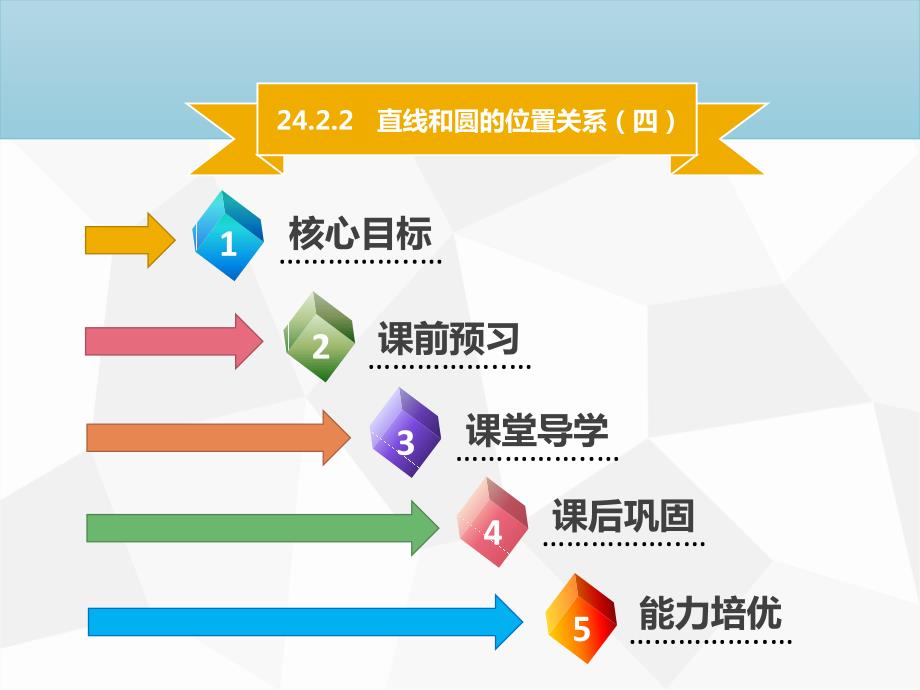 2018年秋九年级数学上册第二十四章圆242点和圆直线和圆的位置关系2422直线和圆的位置关系四导学课件新版新人教版.ppt_第1页