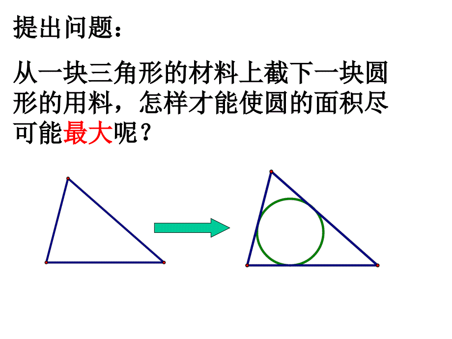 2015九年级数学（浙教版）下册课件：【下】23三角形的内切圆.ppt_第2页