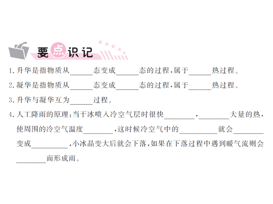 2017年秋九年级物理上册（沪科版 课件）12.4升华与凝华_第2页