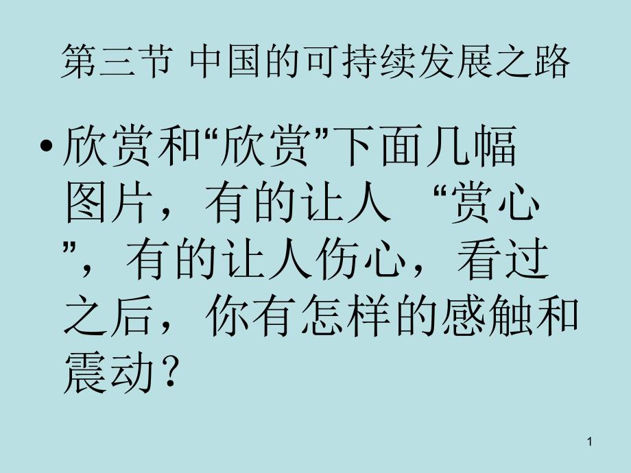 高中地理中国的可持续发展之路人教版必修_第1页