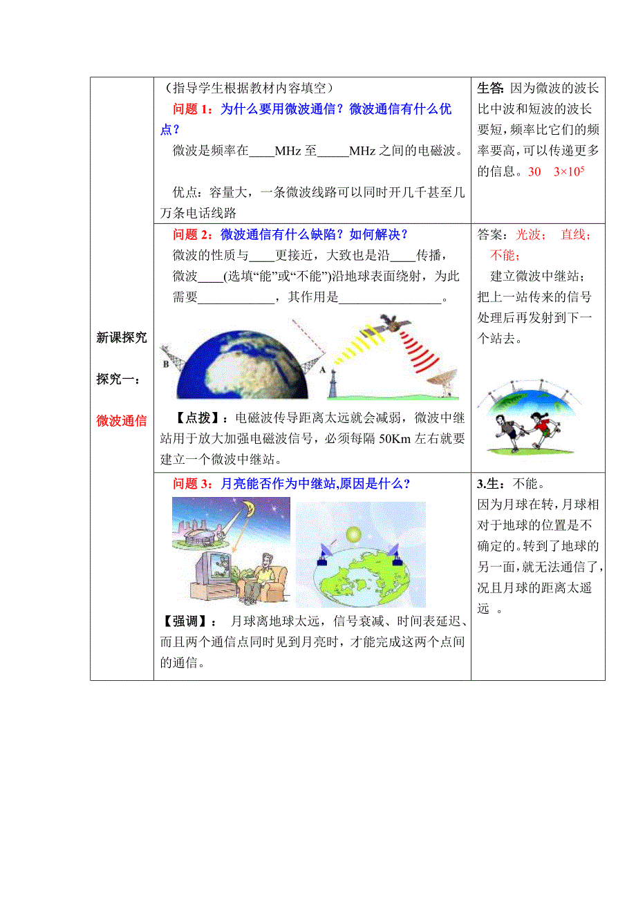 【典中点】人教版九年级物理教案 21.4 【教学设计一】 越来越宽的信息之路_第2页