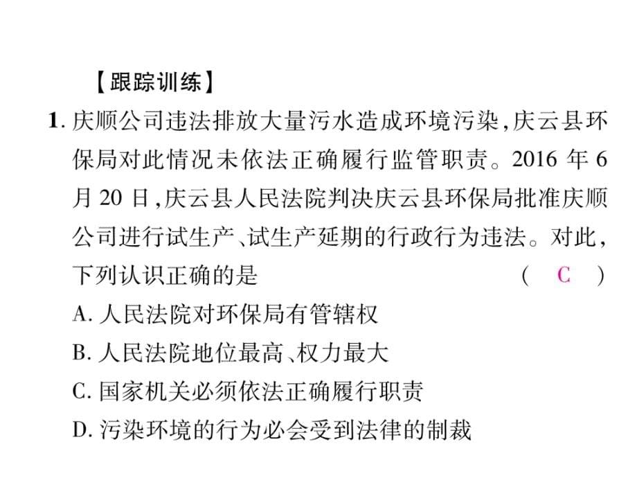 2018年中考政治（河北专版）总复习课件：第4部分  崇尚宪法  依法治国 第2专题 3.河北中考典题聚焦_第5页