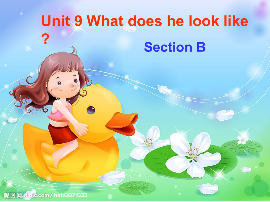 目标英语七年级下册unit9whatdoeshelooklikesectionb_第1页