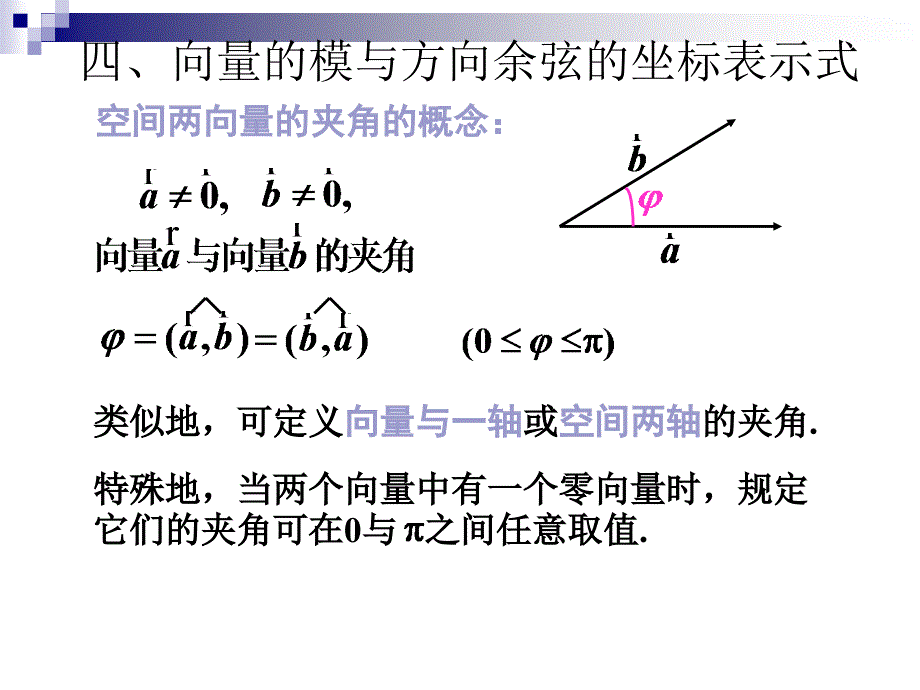 向量的方向余弦及投影_第2页