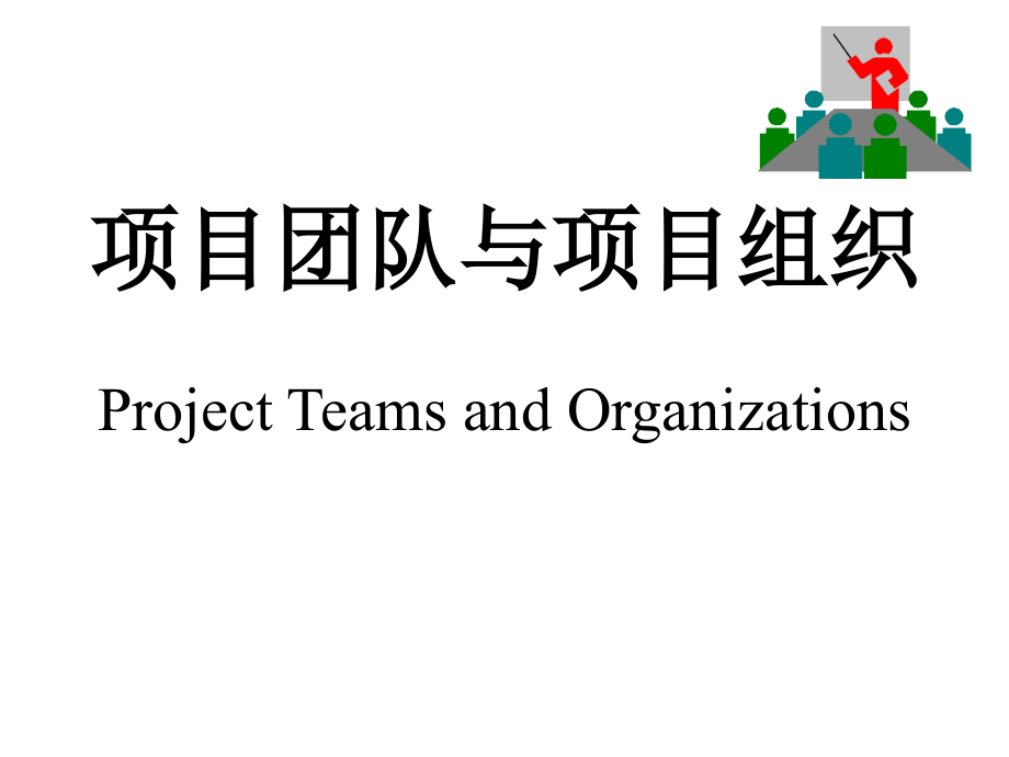 项目团队与项目组织_第1页