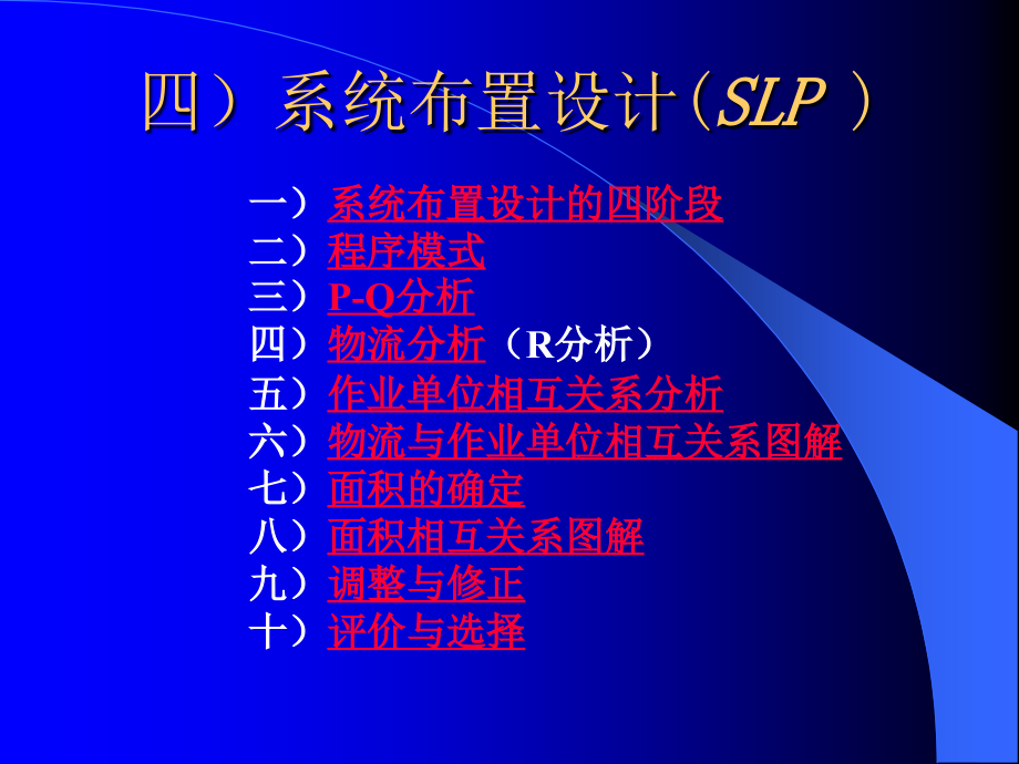 四）系统布置设计（slp-）_第1页