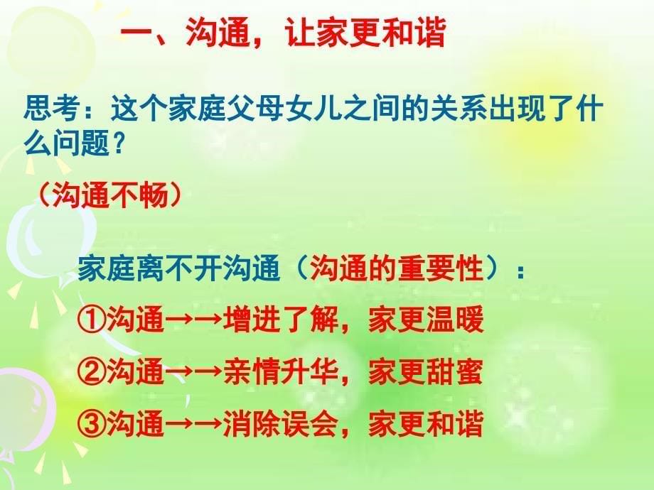 2017-2018学年八年级鲁人版道德与法治上册课件：1.2 学会与父母沟通_第5页