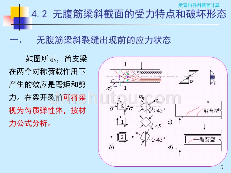 受弯构件斜截面的性能与设计_第5页