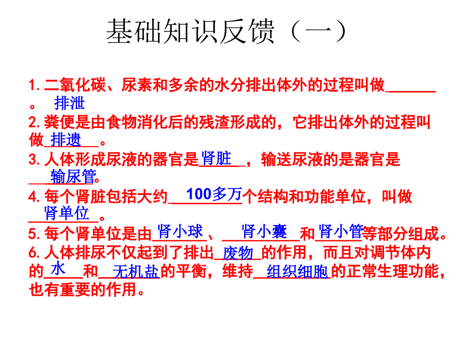 人体废物的排出复习_第3页