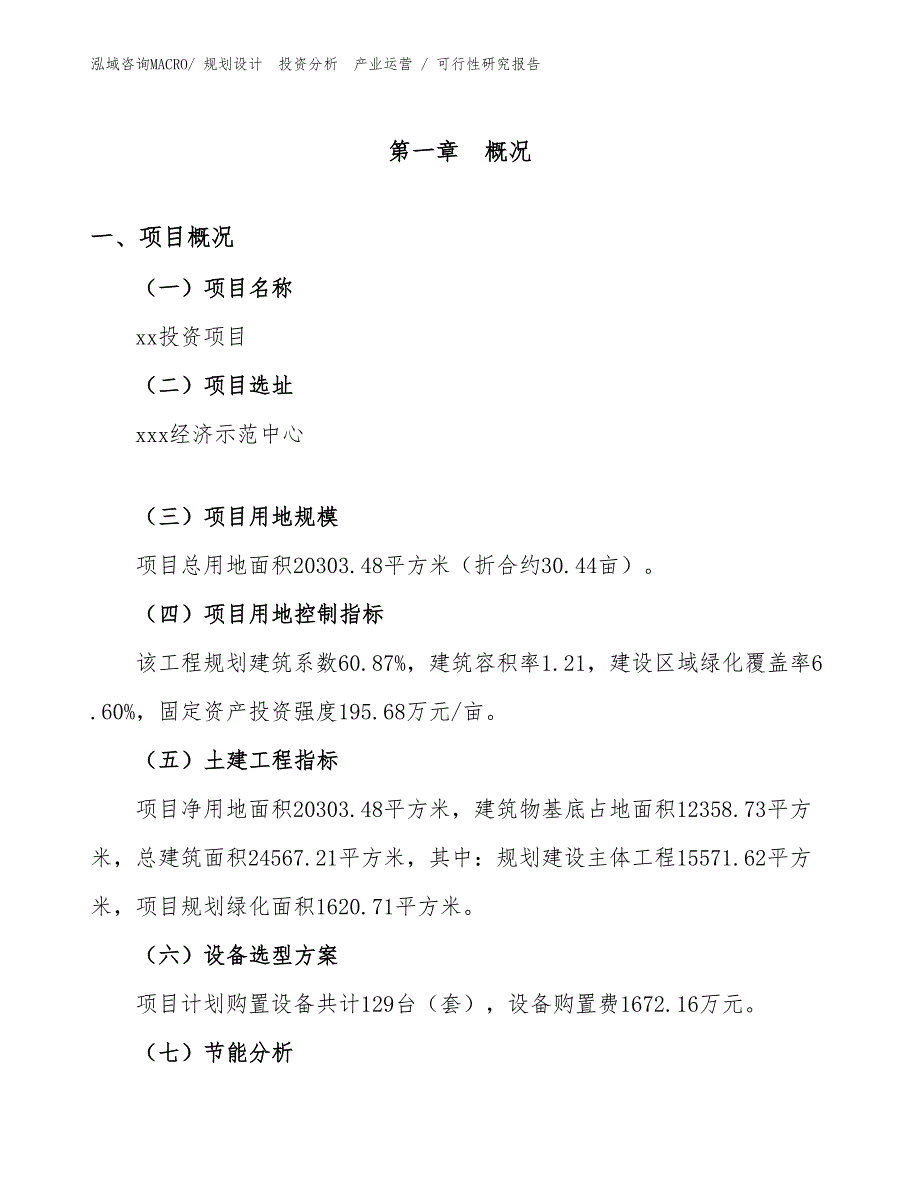 点火线投资项目可行性研究报告（模板范文）_第1页