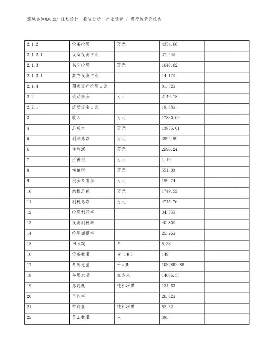 EVD投资项目可行性研究报告（案例）_第5页