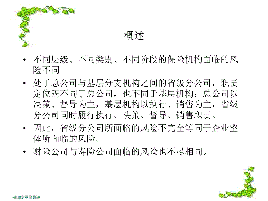 保险公司分支机构销售风险管理_第2页