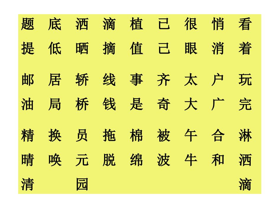 人教版语文一年级下册一二单元复习_第1页