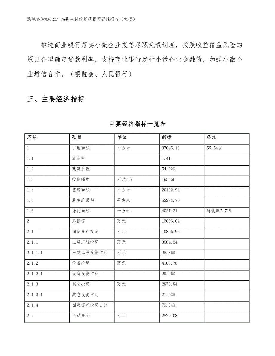 PA再生料投资项目可行性报告（立项）_第5页