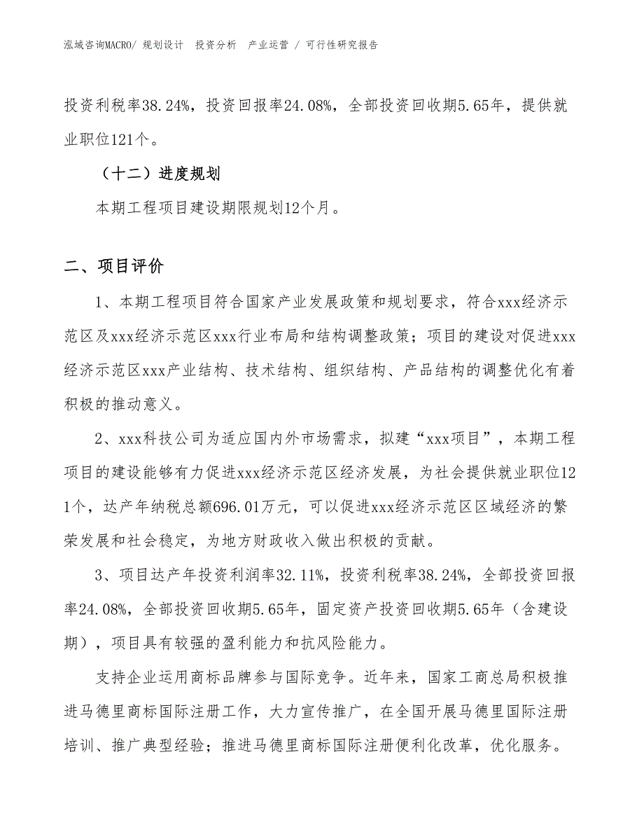 比较仪投资项目可行性研究报告（模板）_第3页