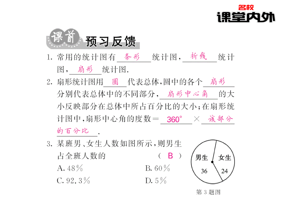 【课堂内外】七年级数学上册（沪科版）课件：第5章数据的收集与整理 93-94_第2页