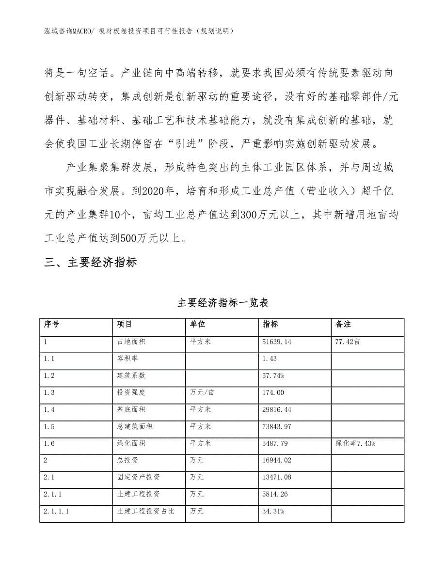 板材板卷投资项目可行性报告（规划说明）_第5页