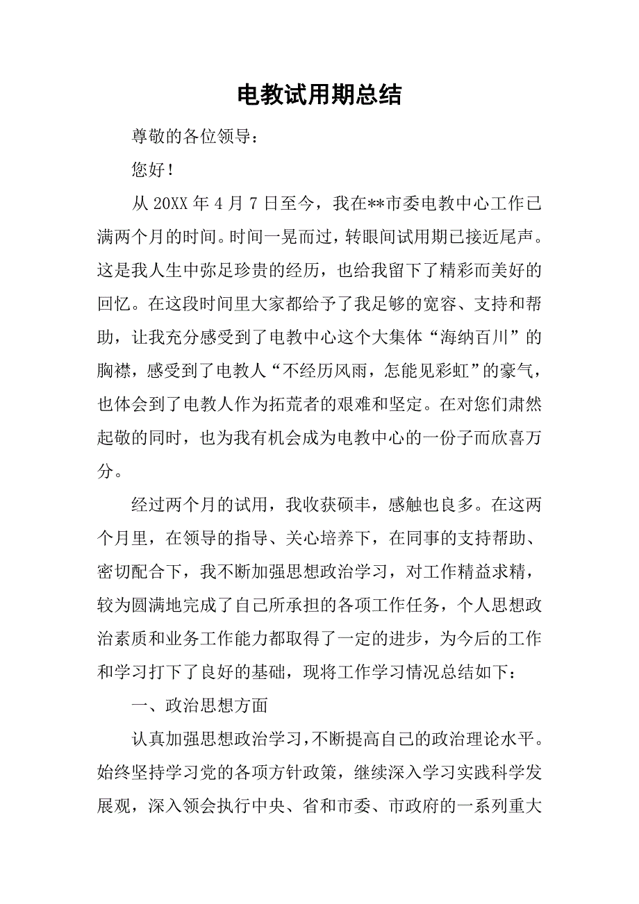 电教试用期总结.doc_第1页