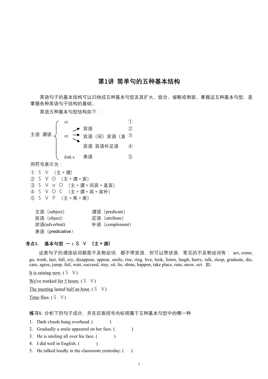 外研版高中英语语法_第1页