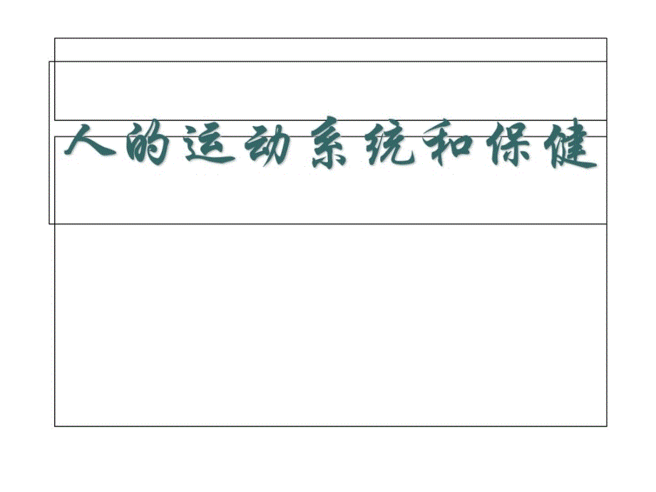 人的运动系统和保健[整理版_第2页