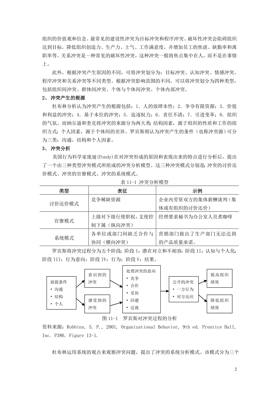 第十一章  冲突与冲突管理_第2页