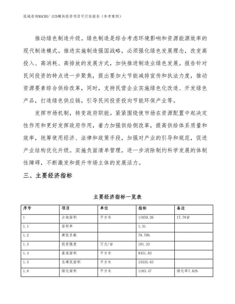 CCD模块投资项目可行性报告（参考案例）_第5页