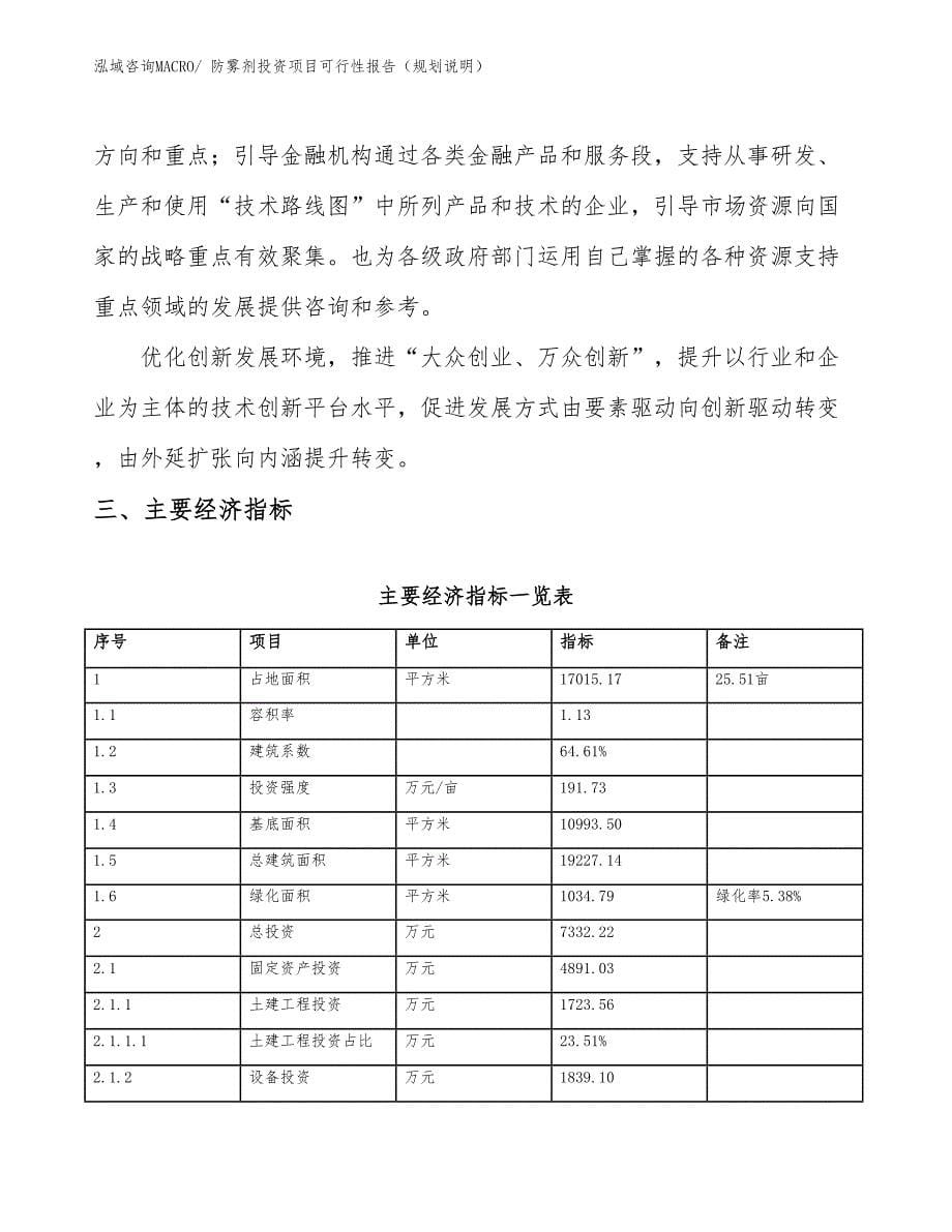 防雾剂投资项目可行性报告（规划说明）_第5页