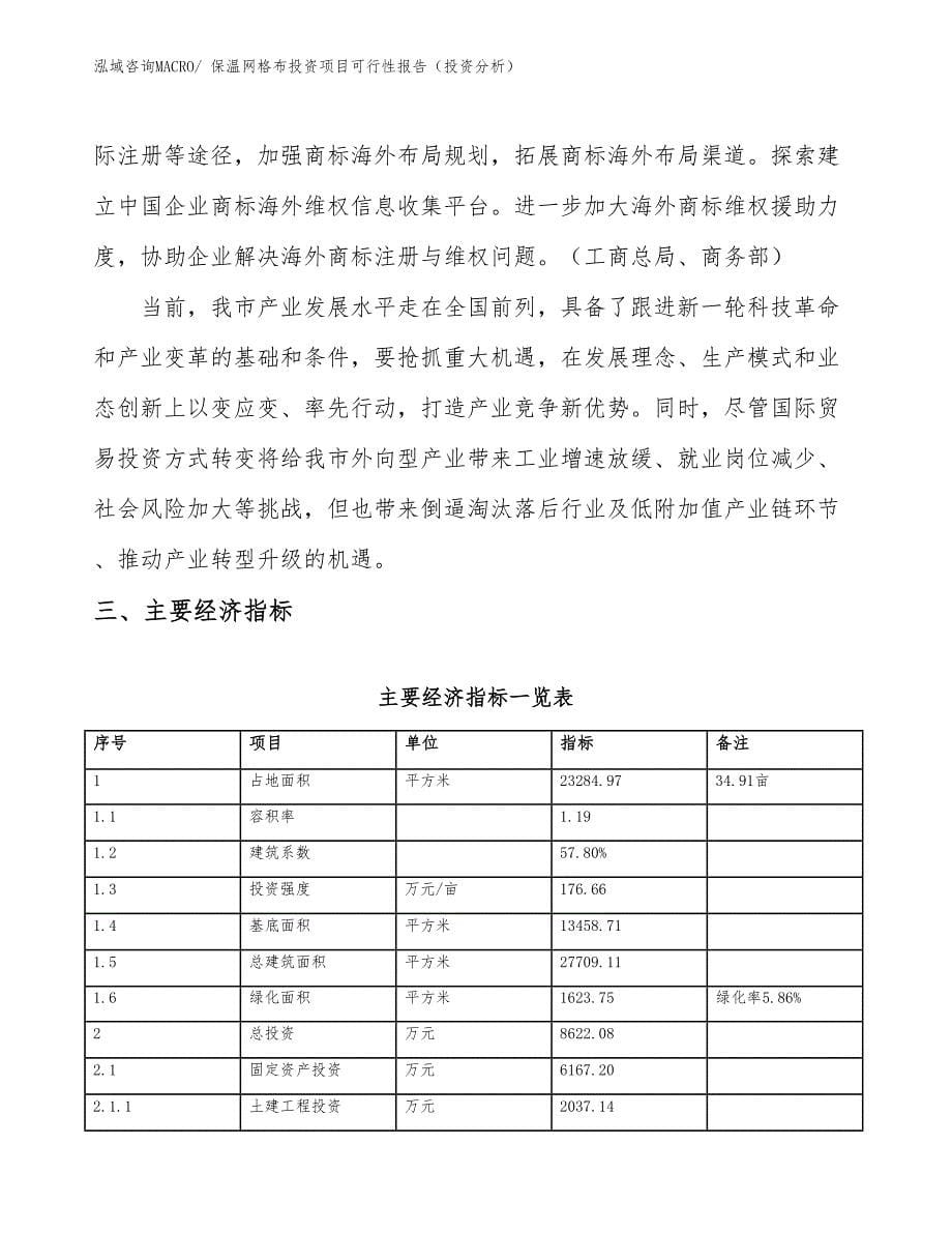 保温网格布投资项目可行性报告（投资分析）_第5页