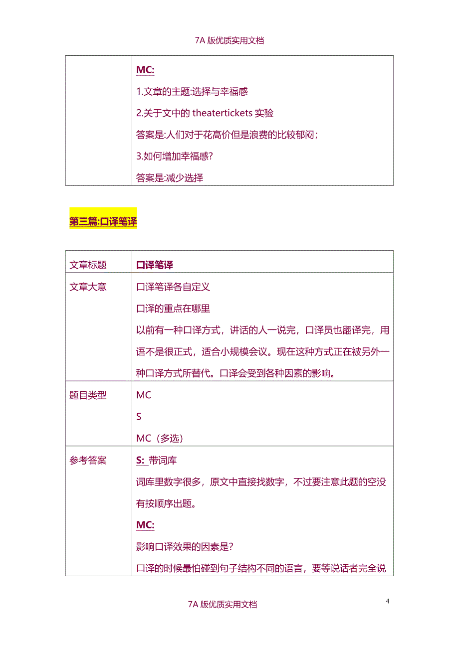 【7A文】最新雅思机经整理_第4页