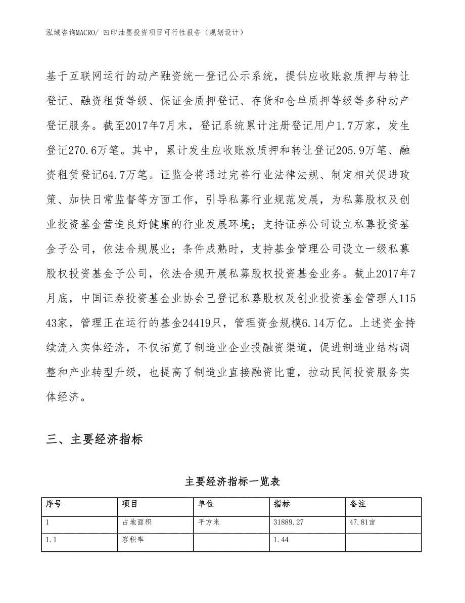 凹印油墨投资项目可行性报告（规划设计）_第5页