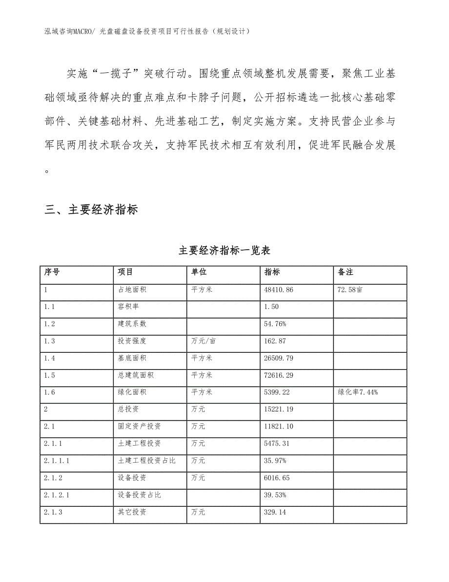 光盘磁盘设备投资项目可行性报告（规划设计）_第5页