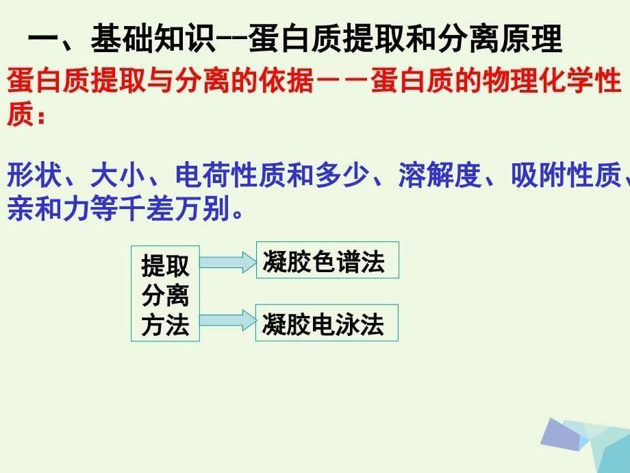 山东省临沂市高中生物第五章dna和蛋白质技术5.3血红蛋白的提取和分离课件新人教版选修_第5页