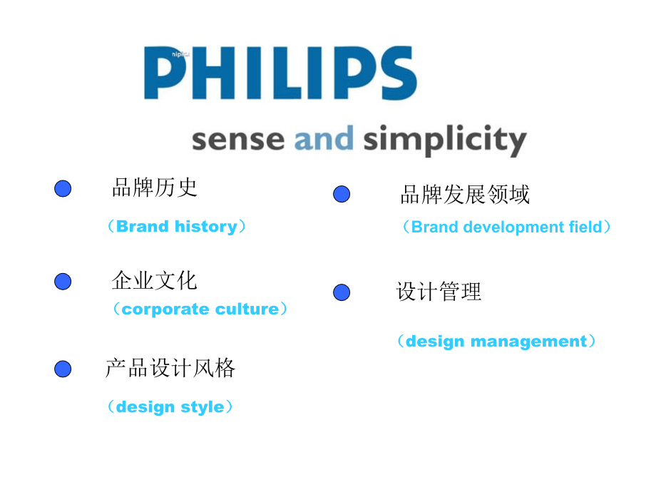 《philips品牌介绍》ppt课件_第1页