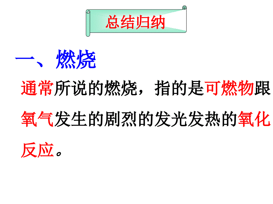 （新鲁教版）九年级化学上册《6.1 燃烧与灭火》课件_第3页