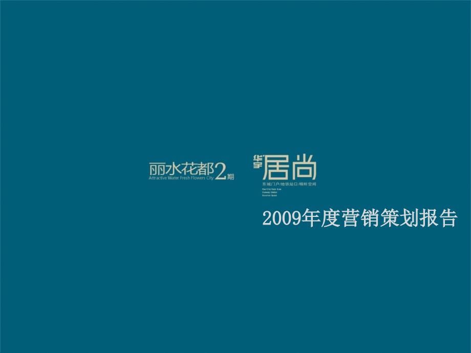 居尚09年度营销推广报告_第1页