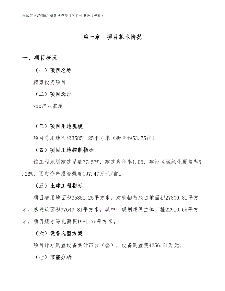 精萘投资项目可行性报告（模板）_第2页