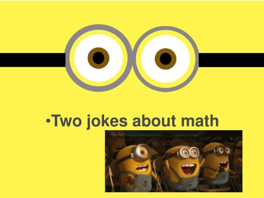 《两个数学笑话》ppt课件_第1页