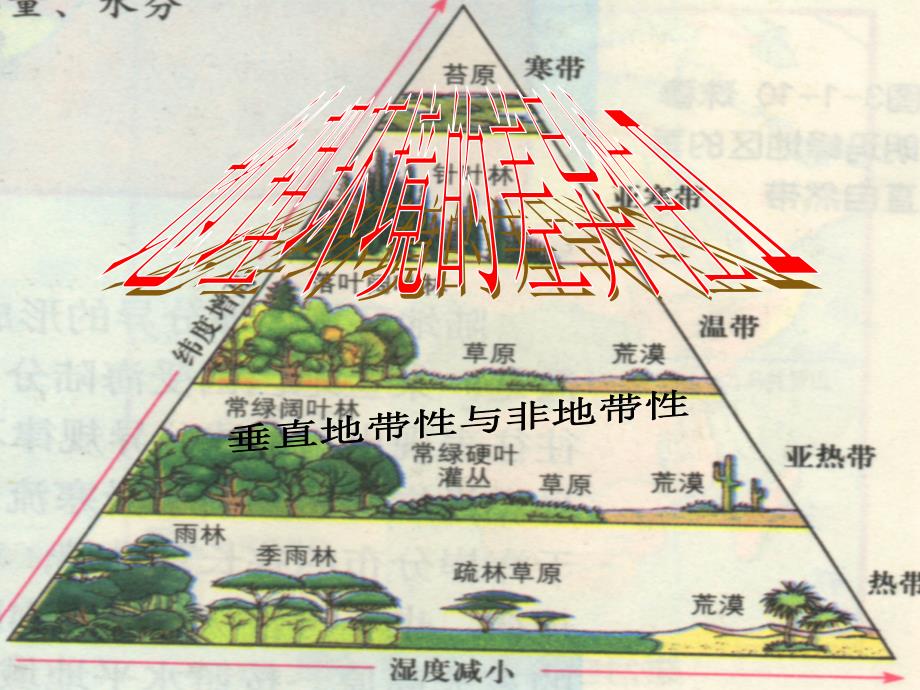 新课标　鲁教版高中地理必修一第三单元《第一节地理环境的差异性ⅱ》精品_第1页